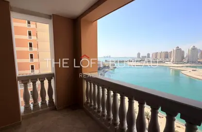 Apartment - 2 Bedrooms - 3 Bathrooms for rent in Viva West - Viva Bahriyah - The Pearl Island - Doha