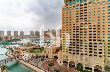 Apartment - 1 Bedroom - 2 Bathrooms for rent in West Porto Drive - Porto Arabia - The Pearl Island - Doha
