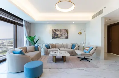 شقة - 2 غرف نوم - 3 حمامات للايجار في برج مارينا 02 - منطقة المارينا - الوسيل