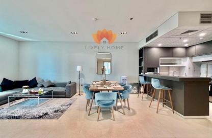 Apartment - 2 Bedrooms - 3 Bathrooms for rent in Lusail Marina Heights - Marina District - Lusail