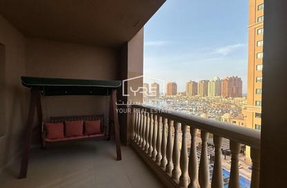 Apartment - 1 Bedroom - 2 Bathrooms for sale in One Porto Arabia - Porto Arabia - The Pearl Island - Doha Apartment - 1 Bedroom - 2 Bathrooms for sale in One Porto Arabia - Porto Arabia - The Pearl Island - Doha