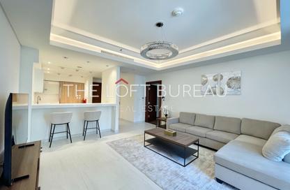 Apartment - 1 Bedroom - 2 Bathrooms for rent in Crystal Residence - Gewan Island - The Pearl Island - Doha Apartment - 1 Bedroom - 2 Bathrooms for rent in Crystal Residence - Gewan Island - The Pearl Island - Doha