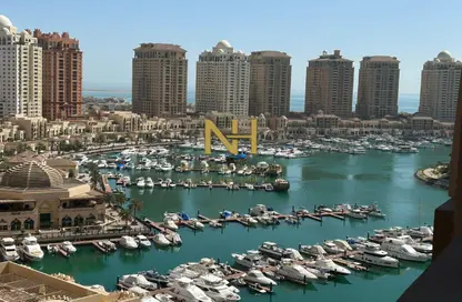 Apartment - 1 Bedroom - 2 Bathrooms for rent in East Porto Drive - Porto Arabia - The Pearl Island - Doha