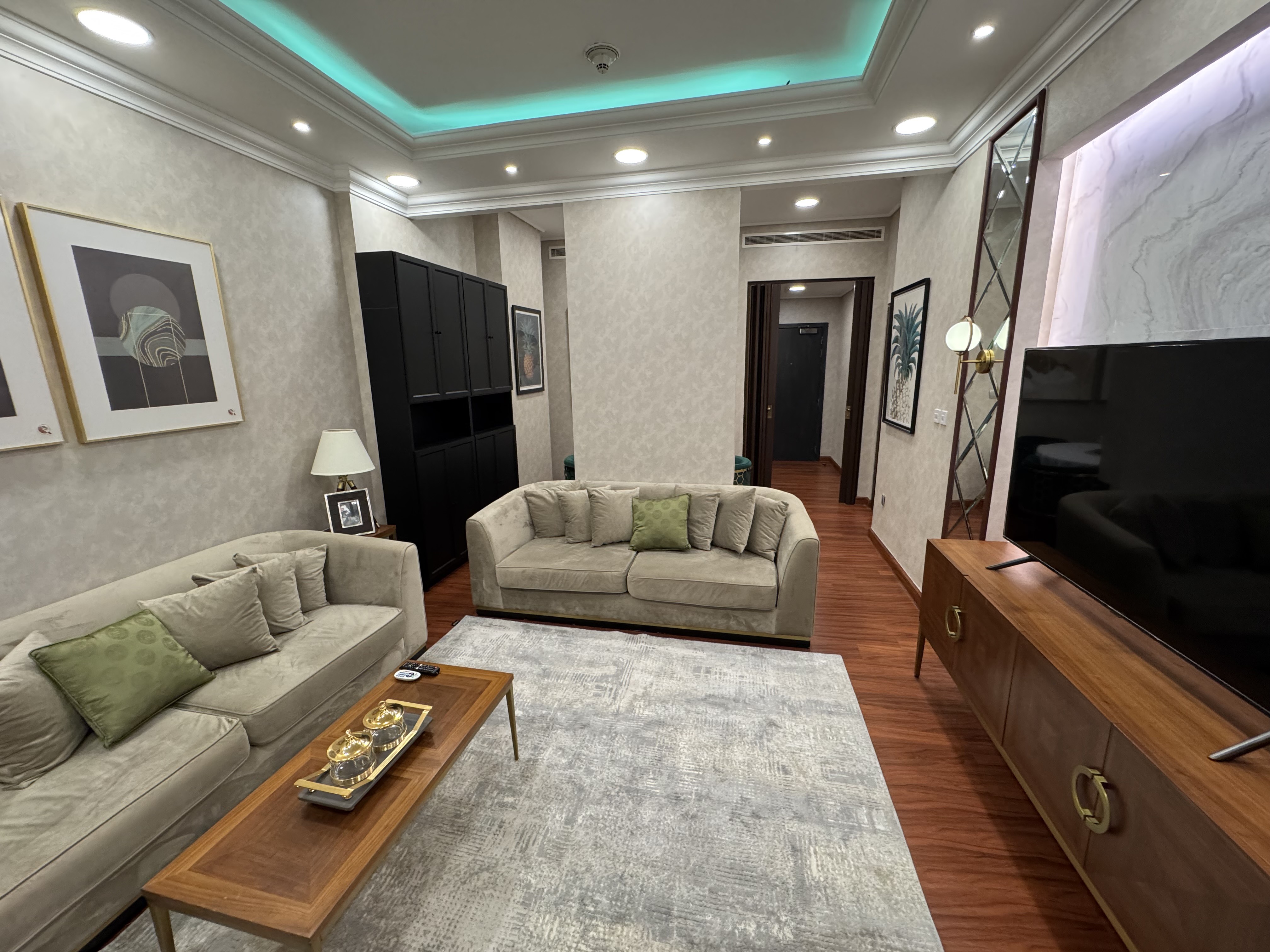 LUXURY 2BHK+MAID ROOM BRAND NEW FURNITURE +BALCONY thumbnail 9