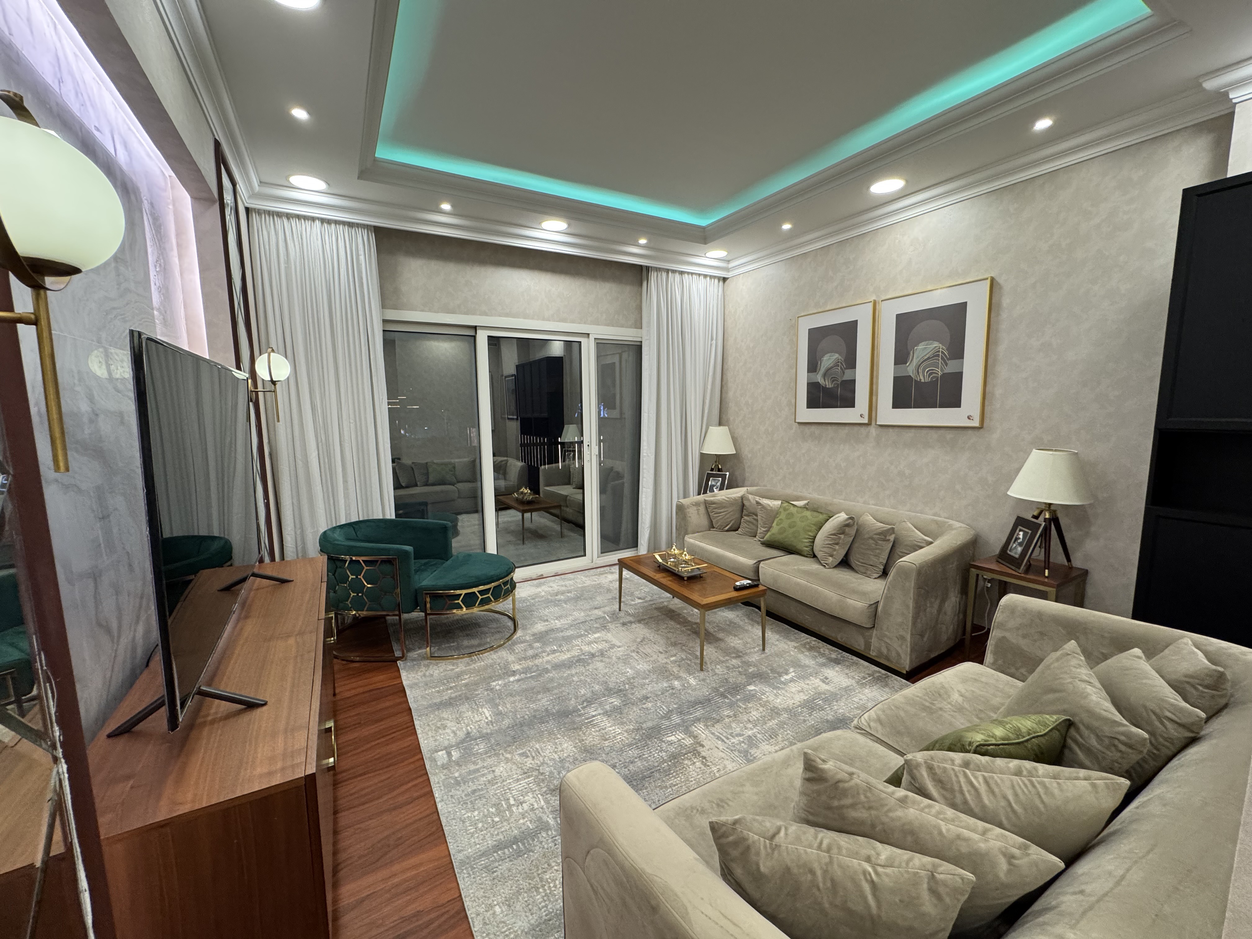 LUXURY 2BHK+MAID ROOM BRAND NEW FURNITURE +BALCONY thumbnail 8