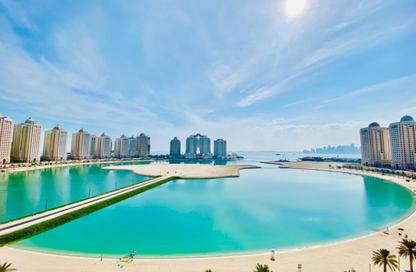 Apartment - 1 Bedroom - 2 Bathrooms for rent in Bilal Pearl Suites - Viva Bahriyah - The Pearl Island - Doha