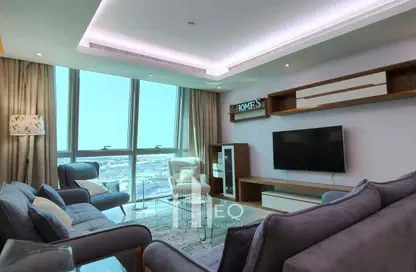 Apartment - 2 Bedrooms - 4 Bathrooms for rent in Zig Zag Tower A - Zig Zag Towers - West Bay - Doha