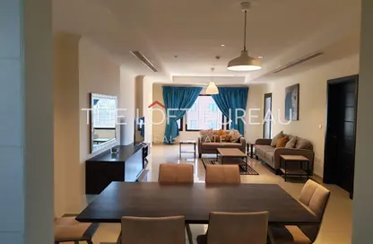 Apartment - 1 Bedroom - 2 Bathrooms for rent in Tower 13 - Porto Arabia - The Pearl Island - Doha