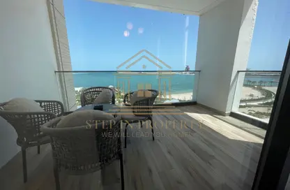 شقق فندقية - غرفة نوم - 2 حمامات للايجار في فيلات القطاع الغربي - القسم السكني - الواجهة المائية - الوسيل