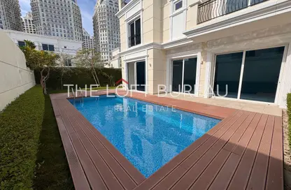 فيلا - 6 غرف نوم - 7 حمامات للايجار في حدائق جاردينو - فيلات جاردينو - جزيرة اللؤلؤة - الدوحة