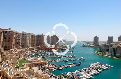 Apartment - 1 Bedroom - 2 Bathrooms for rent in West Porto Drive - Porto Arabia - The Pearl Island - Doha