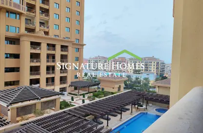 Apartment - 1 Bedroom - 2 Bathrooms for rent in East Porto Drive - Porto Arabia - The Pearl Island - Doha Apartment - 1 Bedroom - 2 Bathrooms for rent in East Porto Drive - Porto Arabia - The Pearl Island - Doha