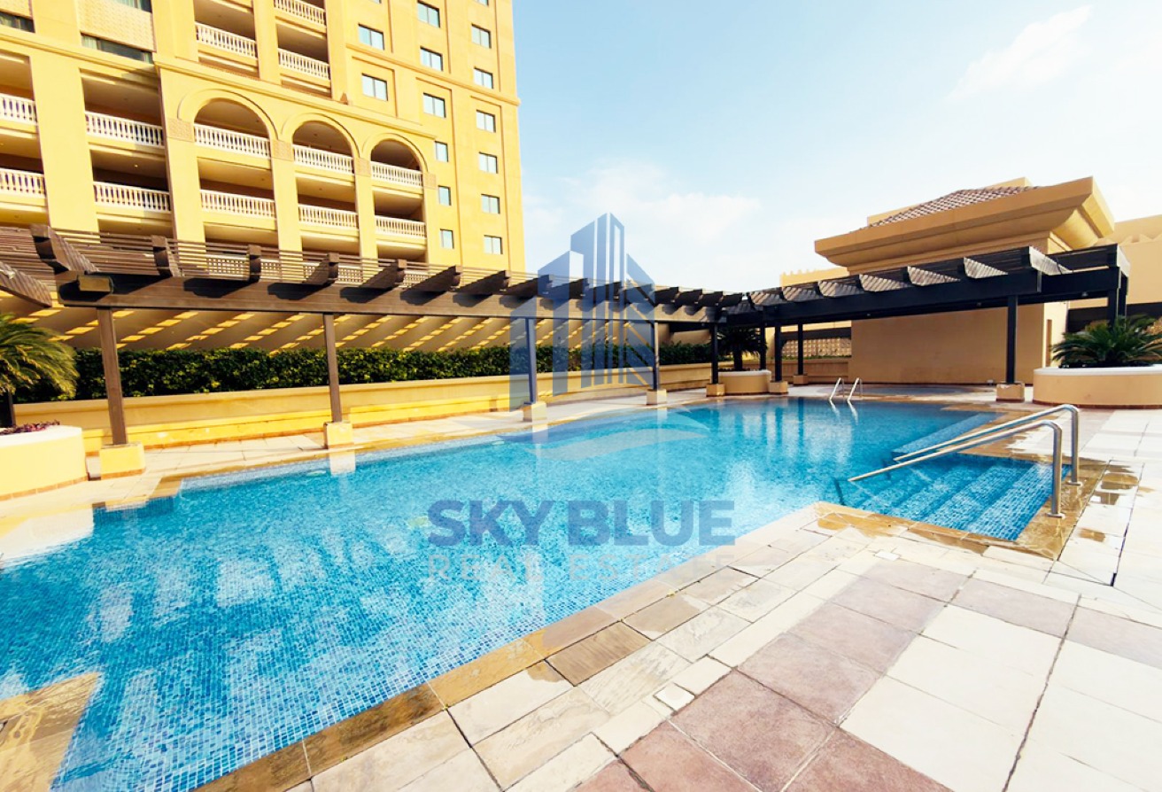 Modern 2 BHK in The Pearl | Balcony with Sea View