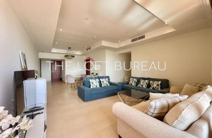 Apartment - 2 Bedrooms - 2 Bathrooms for rent in West Porto Drive - Porto Arabia - The Pearl Island - Doha