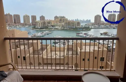Apartment - Studio - 1 Bathroom for rent in East Porto Drive - Porto Arabia - The Pearl Island - Doha