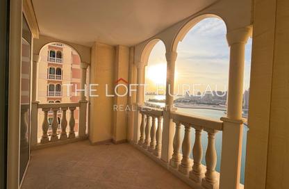 Apartment - 2 Bedrooms - 3 Bathrooms for rent in Viva West - Viva Bahriyah - The Pearl Island - Doha