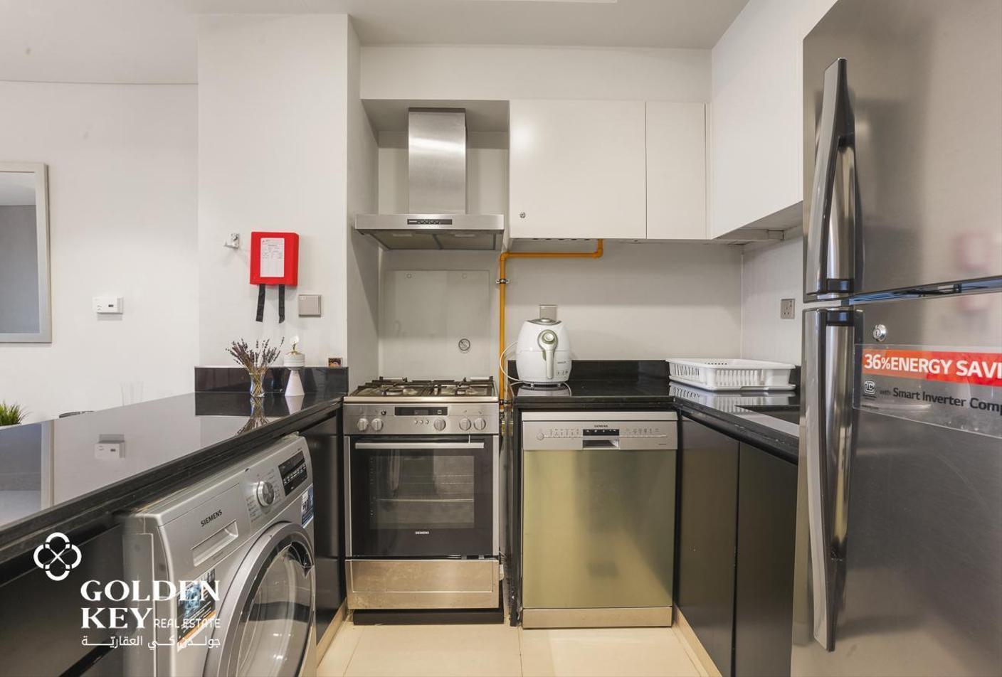 Title Deed | Furnished 1BR+Balcony | Sea View