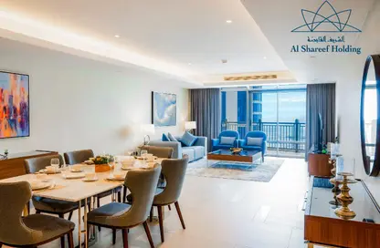 Apartment - 2 Bedrooms - 3 Bathrooms for rent in Abraj Bay - Abraj Quartiers - The Pearl Island - Doha