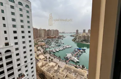 Apartment - 1 Bedroom - 2 Bathrooms for rent in East Porto Drive - Porto Arabia - The Pearl Island - Doha