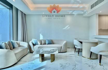 Apartment - 2 - 3 for rent in Lusail Marina Heights - Marina District - Lusail