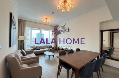 Apartment - 2 Bedrooms - 3 Bathrooms for rent in Lusail Marina Heights - Marina District - Lusail