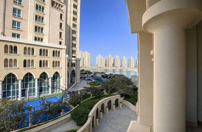 Apartment - Studio - 1 Bathroom for rent in Viva Central - Viva Bahriyah - The Pearl Island - Doha