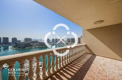 Apartment - 2 Bedrooms - 3 Bathrooms for rent in East Porto Drive - Porto Arabia - The Pearl Island - Doha