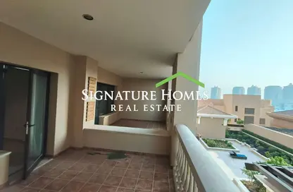 Apartment - 1 Bedroom - 2 Bathrooms for rent in Tower 14 - Porto Arabia - The Pearl Island - Doha