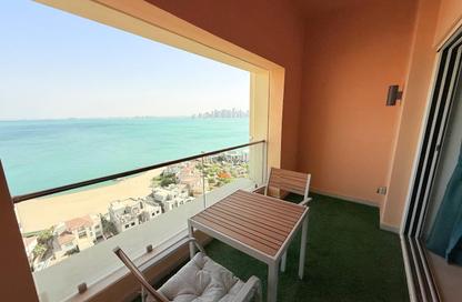 Apartment - 1 Bedroom - 2 Bathrooms for rent in Viva West - Viva Bahriyah - The Pearl Island - Doha
