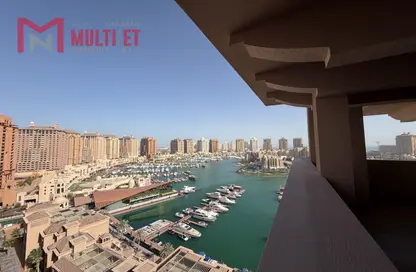 Apartment - 3 Bedrooms - 4 Bathrooms for rent in West Porto Drive - Porto Arabia - The Pearl Island - Doha