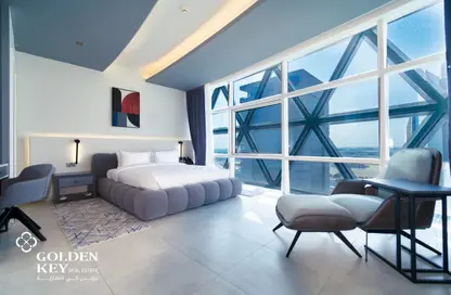 شقة - غرفة نوم - 2 حمامات للايجار في 195 مساكن مارينا - منطقة المارينا - الوسيل