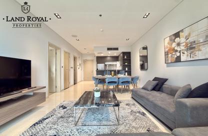 Apartment - 1 Bedroom - 2 Bathrooms for rent in Lusail Marina Heights - Marina District - Lusail