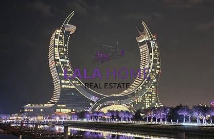 Apartment - 1 Bedroom - 2 Bathrooms for rent in Lusail Residence - Marina District - Lusail