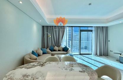 Apartment - 2 Bedrooms - 3 Bathrooms for rent in Marina Tower 23 - Marina District - Lusail