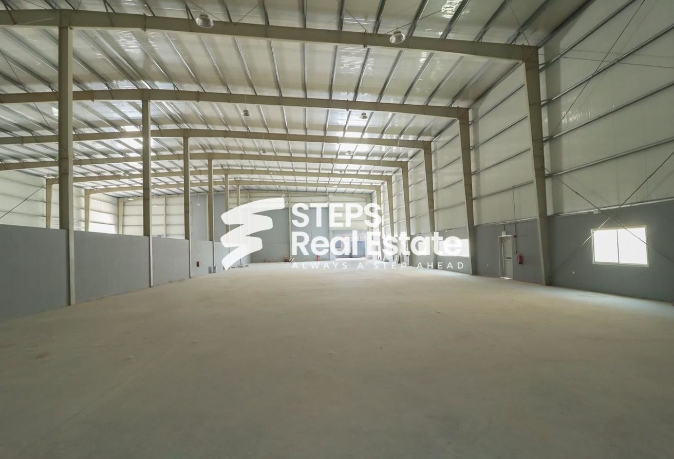 Steel Workshop with Rooms for Rent