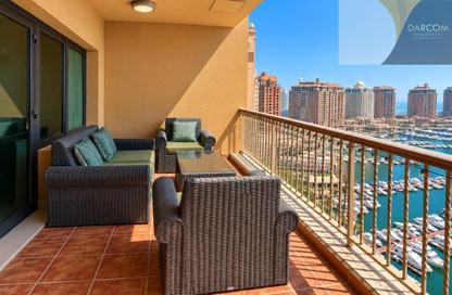 Apartment - 2 - 3 for rent in East Porto Drive - Porto Arabia - The Pearl Island - Doha