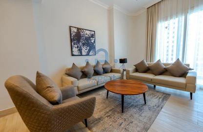 Apartment - 2 Bedrooms - 3 Bathrooms for rent in Lusail Marina Heights - Marina District - Lusail Apartment - 2 Bedrooms - 3 Bathrooms for rent in Lusail Marina Heights - Marina District - Lusail