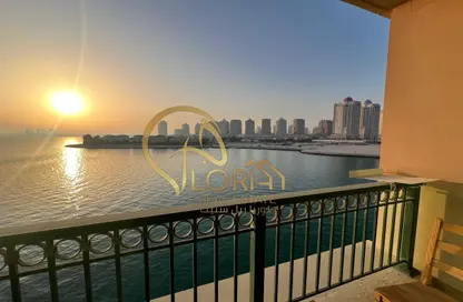 Apartment - Studio - 1 Bathroom for rent in Viva East - Viva Bahriyah - The Pearl Island - Doha