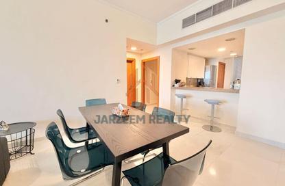 Apartment - 2 Bedrooms - 2 Bathrooms for rent in Viva West - Viva Bahriyah - The Pearl Island - Doha