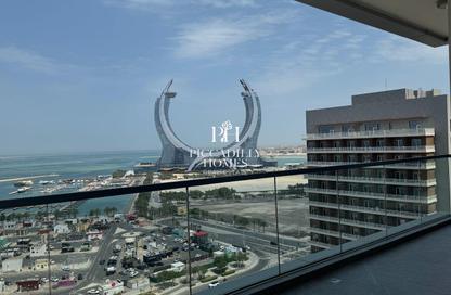 Apartment - 2 Bedrooms - 4 Bathrooms for rent in Lusail Marina Heights - Marina District - Lusail