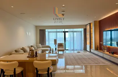 Apartment - 3 Bedrooms - 5 Bathrooms for rent in Seef Lusail Tower 1 - Seef Lusail - Lusail City - Lusail