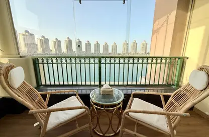 Apartment - 1 Bedroom - 2 Bathrooms for rent in Viva East - Viva Bahriyah - The Pearl Island - Doha