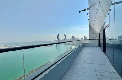 Apartment - 2 Bedrooms - 3 Bathrooms for rent in Lusail Marina Heights - Marina District - Lusail