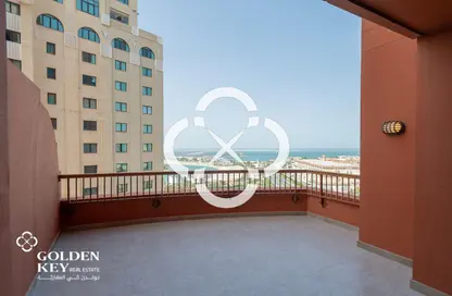 شقة - غرفة نوم - 2 حمامات للايجار في طريق بورتو الغربي - بورتو أرابيا - جزيرة اللؤلؤة - الدوحة