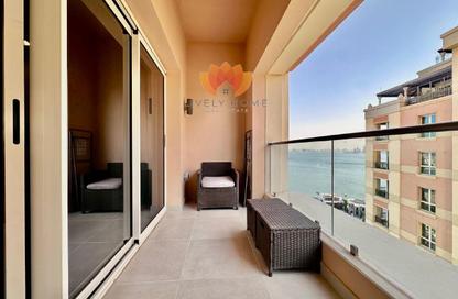 Apartment - Studio - 1 for rent in Al Mutahidah Tower - Viva Bahriyah - The Pearl Island - Doha