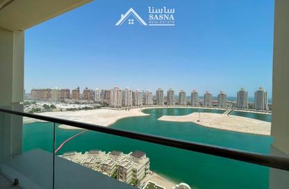 Apartment - 1 Bedroom - 2 Bathrooms for rent in Viva Bahriyah - The Pearl Island - Doha