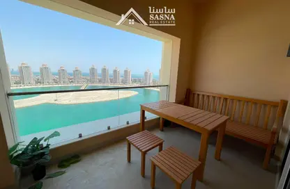 Apartment - 1 Bedroom - 2 Bathrooms for rent in Viva Bahriyah - The Pearl Island - Doha