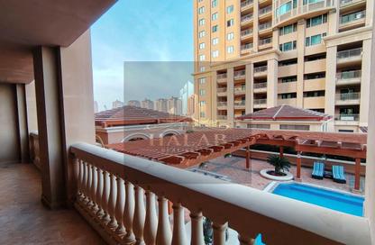 Apartment - 1 Bedroom - 2 Bathrooms for rent in East Porto Drive - Porto Arabia - The Pearl Island - Doha