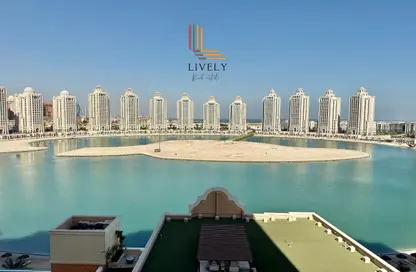 Apartment - 2 Bedrooms - 3 Bathrooms for rent in Viva East - Viva Bahriyah - The Pearl Island - Doha