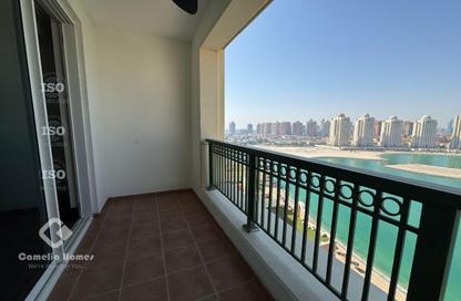 Apartment - Studio - 1 Bathroom for rent in Viva Central - Viva Bahriyah - The Pearl Island - Doha